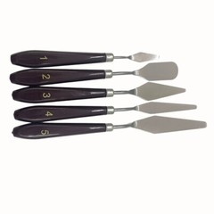 Stainless Steel Paint Palette Paint Scraper Knife Oil Painting Tool