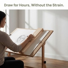 3Pcs Reusable Wooden Sketching Hand Support Bridge for Artists Wrist Comfort