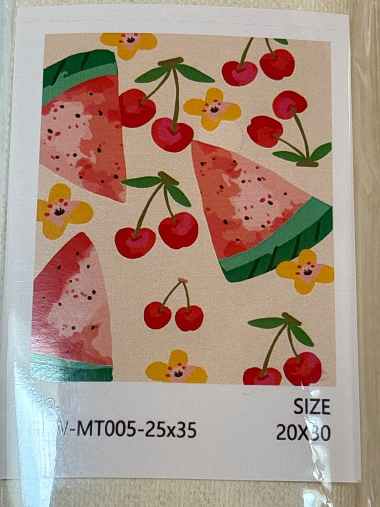 Watermelon Kit Scene Paint by Numbers Kits for Adults Painting Canvas 20×30 NEW