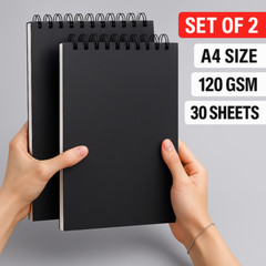 2 x A4 Sketch Pad White Paper Artist Craft Doodling Sketching Drawing Book