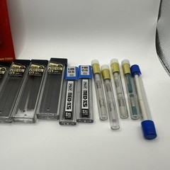 Vintage Lot 30 PENTEL Refill Eraser PDE-1 &Lead Refills Mixed Sizes See Photos