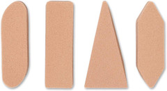Sofft Artist Tools by GOLDEN, Mixed Sponge Bars, Pack of 4, Professional Artist