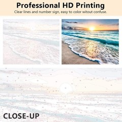 Paint by Numbers Kit DIY Canvas Painting Set for Adults Kids Home Decor Gift DIY