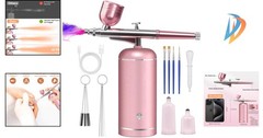 Professional Airbrush Kit – Cordless 48PSI Compressor for Cake Decorating & Art