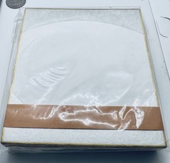10 VTG Shikishi Silver Gilt Mount Boards Japanese Shikishi Art Boards NOS