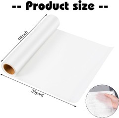 Tracing Paper Roll 18 Inch X 30 Yards White Translucent Pattern Paper Trace Pape