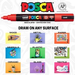 Versatile 8 Assorted Color Acrylic Paint Markers – Perfect for All Art Projects