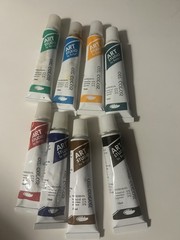 Art Studio by Battat Oil Color Paint Set – 8 Tubes, 12ml Each – Multi-Color