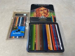60 Prismacolor Premier Colored Pencils Set 48+12 Assorted Multicolor Drawing Art
