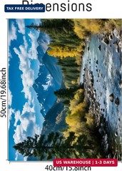 Paint by Numbers Kit for Adults Beginner, Landscape Easy Adult Paint by Number
