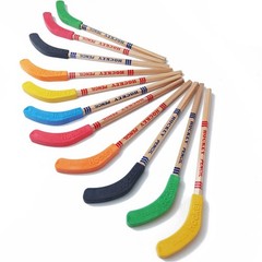 TIHOOD 18PCS Hockey Pencils and Erasers – 18 Count (Pack of 1), Multicolor