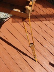 Vntg French Grumbacher Artist’s Portable Compact Travel Field Easel Wooden 286