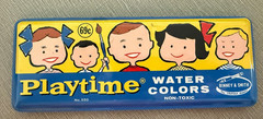 Vintage Playtime Binney & Smith Brand Watercolor Set -Mint Condition NOS