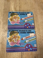 Set of 2 Tins of Johnny Brown AQUA CRAYONS
