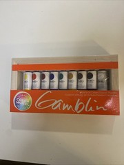 Gamblin Artists Oil 9X37ml (1.25oz)New Wrapped In Clear Plastic