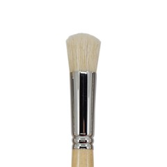 1310 White Natural Hog Bristle Stencil Artist Brush Stiff