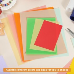 100 PCS Colored Vellum Paper 5.9×8.3 Inch 100gsm Translucent Light Blue Print