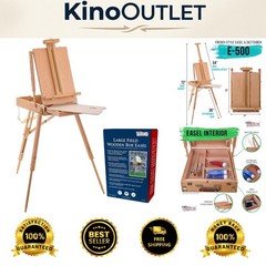 Elegant Beechwood Easel with Drawer & Palette – Perfect for Studio and Field Use