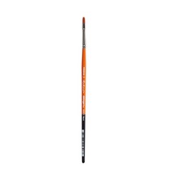 KINGART 6500-2 Filbert Brush Size 2, Synthetic Taklon for Acrylic, Oil