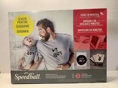 SPEEDBALL ART PRODUCTS 045061 BEGINNER SCREEN PRINT PAPER STENCIL KIT (NEW)