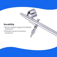 0.3mm Dual Action Airbrush Kit Gravity Feed Spray Gun Nail Art Makeup Closeout