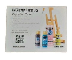 DecoArt Americana Acrylic Paint Set Assorted 18 Popular Picks Colors 2 Fl Oz