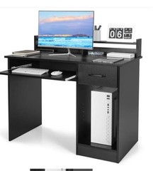 Study Laptop Table with Drawer and Keyboard Tray