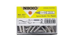 Nikko N357 Pen Nibs Spoon Model Tin Plated- Box of 100 Japan Manga Nibs