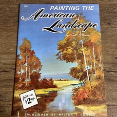 NOS Vintage – Walter T Foster – Art Book -Painting The American Landscape#145