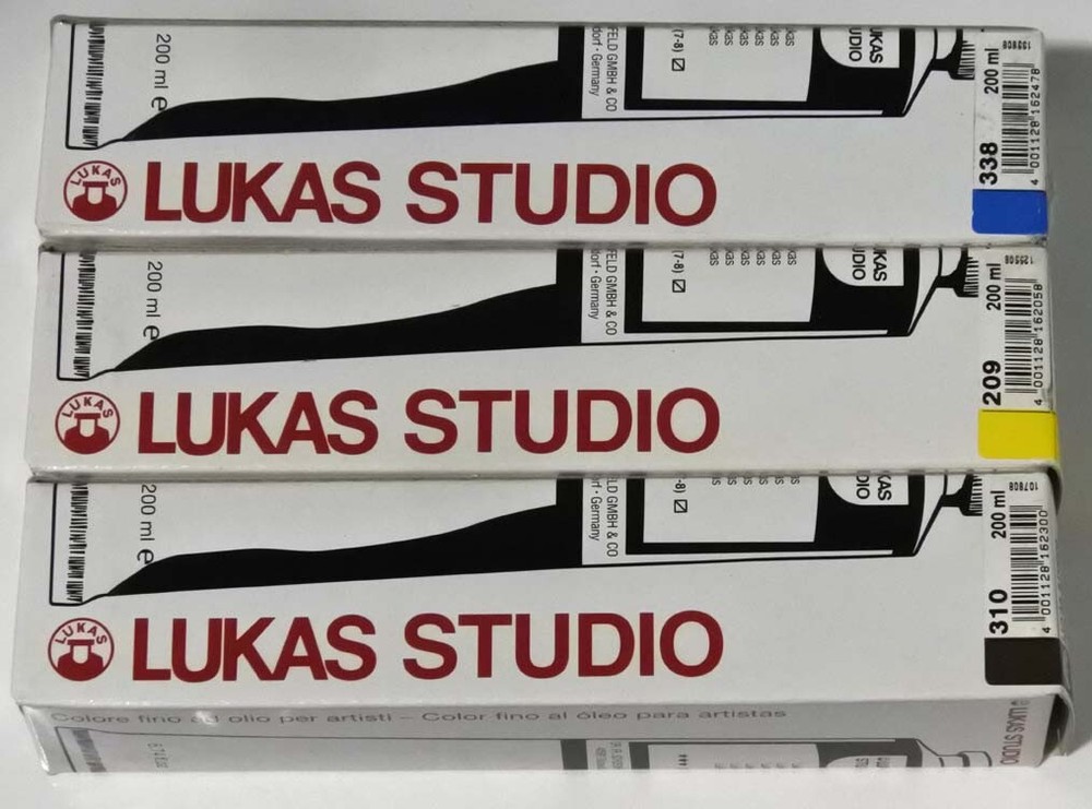 LUKAS STUDIO GERMANY Fine Artists Oil Colours Paint Master Quality 200 mL