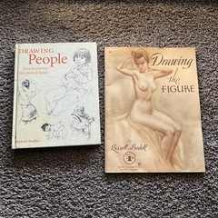 Vintage Book Drawing the Figure by Russell Iredell And Drawing People Set Of 2