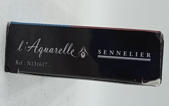 L’Aquarelle French Watercolor Paint Metal Set of 18 Half Pans