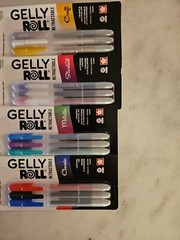 Gelly Roll Retractable Gel Pens 12pc Assortment Classic Metallic Stardust Craft