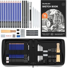 Professional Drawing Kit with Graphite Charcoal