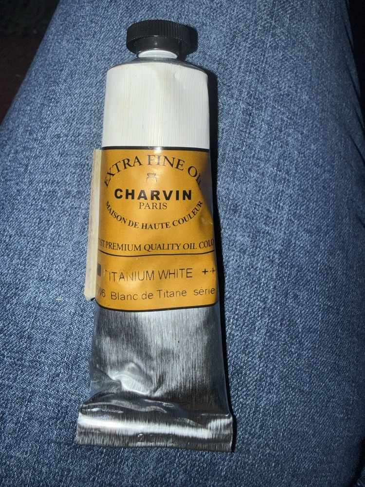 CHARVIN Oil Paint Extra Fine White 60ml 2 oz Expensive And One Of The Best.