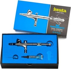 Iwata High Performance HP-B Plus Gravity Feed Dual Action Airbrush, Model H2001