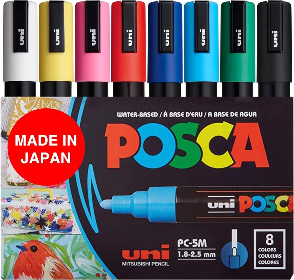 8color Paint Marker Set Pc5m Medium