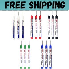 Long Head Deep Hole Marker Pens, 15PCS Long Nib Marker 20mm Quick Dry Waterproof