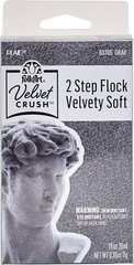 FolkArt Velvet Crush Flocking Kit ~ Gray ~ Velvety Soft
