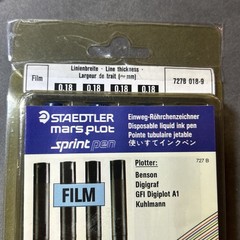 Staedtler Mars Liquid Ink Plotter Point For Matte Drafting Film Vintage