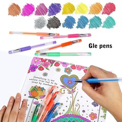 200 Pack Pen Set 100 Colored Pen with 100 Refills,Glitter pens 40% More Ink w…