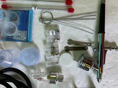 Dual Action Airbrush Spray Gun w/ Compressor Paint Reducer Accessories & More-S3