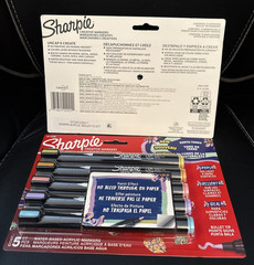 Lot of 2-Sharpie Creative Markers Water-Based Bullet Tip Earth Tones 5ct each