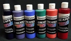 Createx Airbrush Colors Transparent 8 OZ Paints LARGE COLOR SELECTION