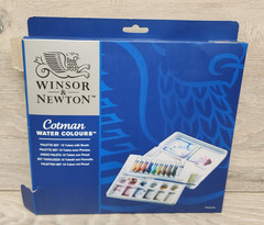 Winsor & Newton Cotman Water Colours Color Watercolor 10 Piece Palette Set New