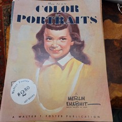 Vintage Walter Foster How to Use Color in Portraits by Merlin Enabnit