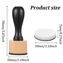 13Pcs Ink Blending Brushes, Ink Blending Tool and 12 Pcs Refill Sponge Domed …