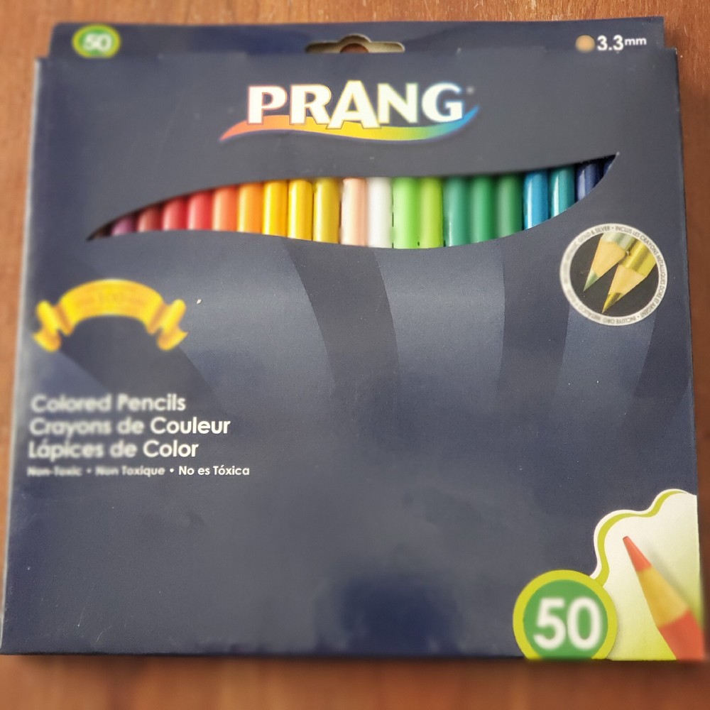 Prang Colored Pencils, 3.3 Millimeter Cores 50 Pencils colors **New** LOT of 10