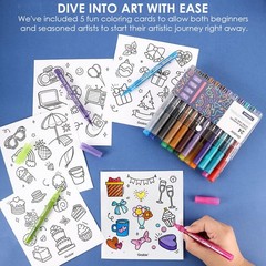 Glitter Metallic Markers, Extra-Fine Tip Glitter Acrylic Paint Markers, Quick…
