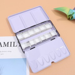 Empty Iron Boxes Watercolor Subpackage Solid Pigment Storage Box Paint Case